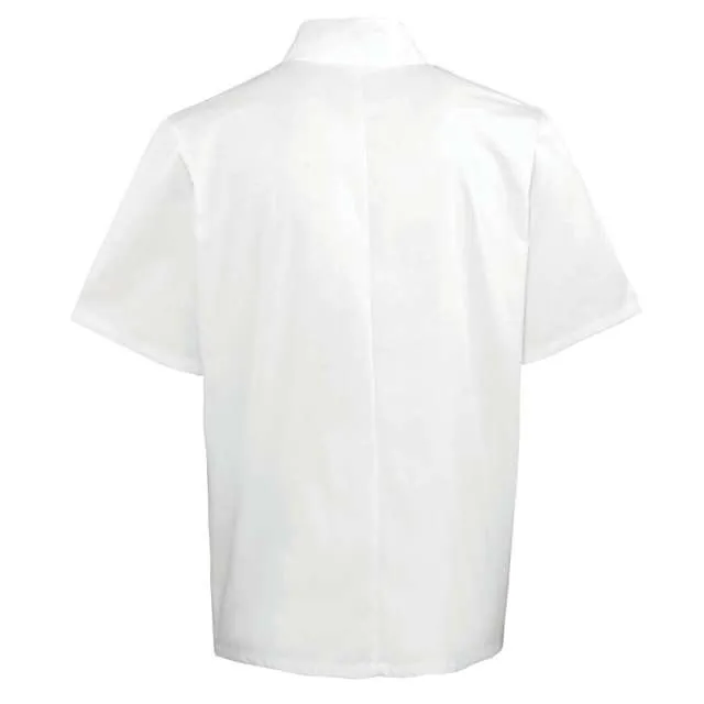Tunică de bucătar Premier Chefs Stud PR664 · 195 g/m², bumbac / poliester
