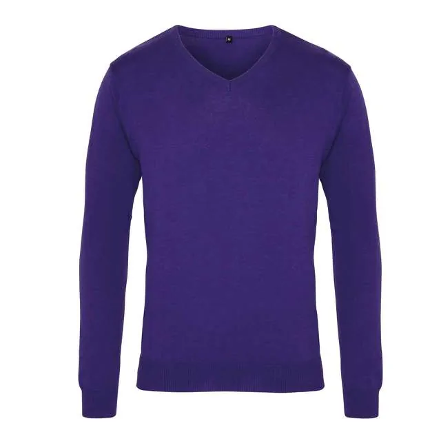 Pulover bărbați Premier Knitted PR694 · bumbac / acril
