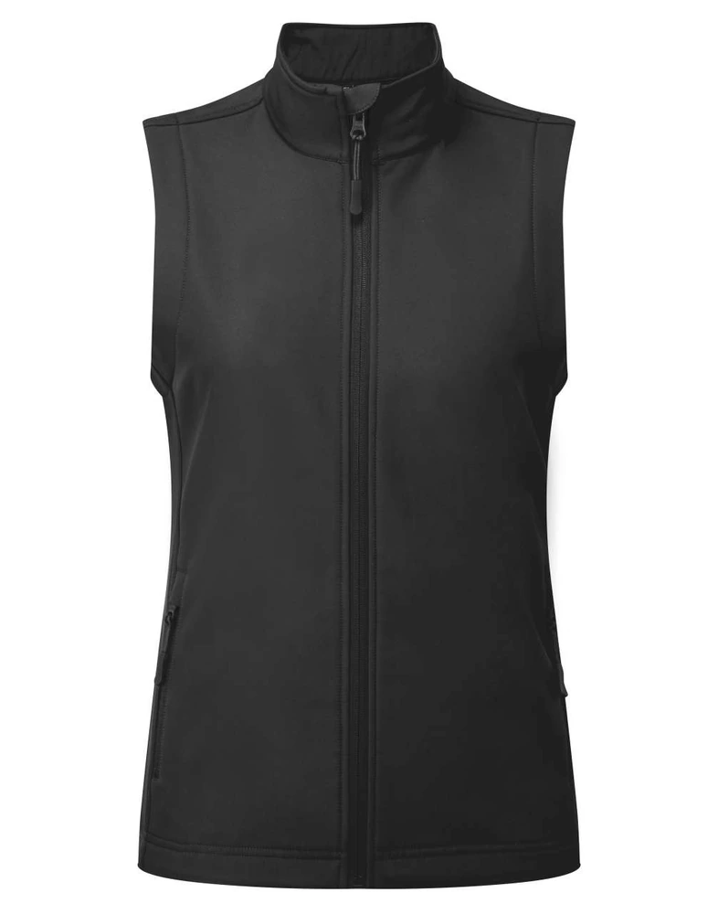 Vesta softshell dama Windchecker® imprimabila si reciclata, rezistenta la vant • 280 g/m², 100% Poliester, Premier