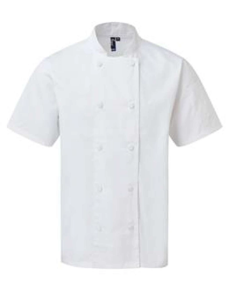 Tunică de bucătar Premier Chefs Coolchecker PR902 · 170 g/m², bumbac / poliester
