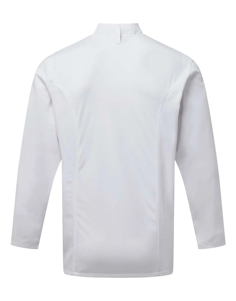Tunică de bucătar Premier Chefs Coolchecker Mesh Back PR903 · 170 g/m², bumbac / poliester