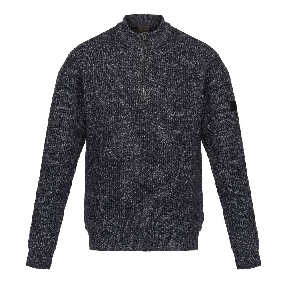 Pulover Regatta Solomon Zip-Neck Knitted Pullover RETRF673 · 545 g/m²