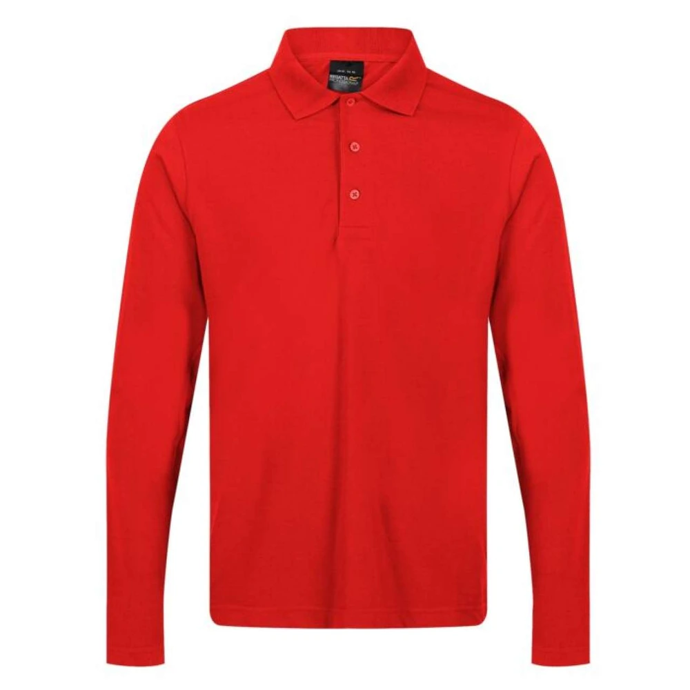 Tricou polo cu mânecă lungă Regatta Pro 65 35 RETRS222 · 195 g/m², bumbac / poliester