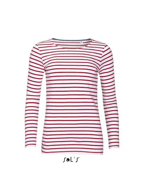 Tricou cu mânecă lungă damă SOL'S Marine SO01403 · 150 g/m², bumbac