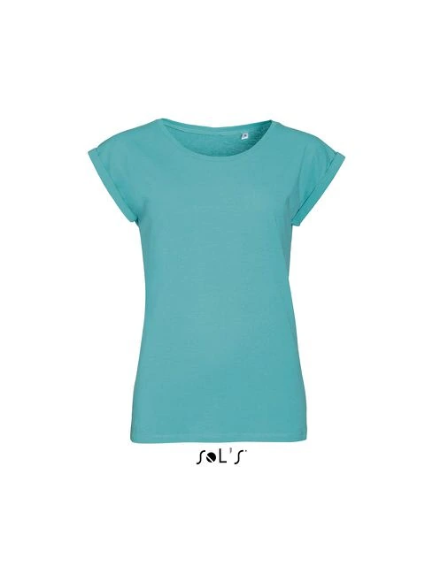 Tricou cu guler rotund, pentru dama - Sol'S Melba • 115 g/m², 100% Bumbac, SOL'S