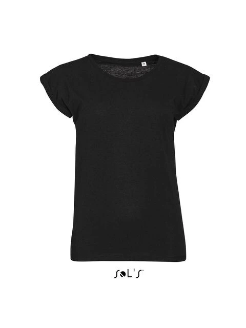 Tricou cu guler rotund, pentru dama - Sol'S Melba • 115 g/m², 100% Bumbac, SOL'S