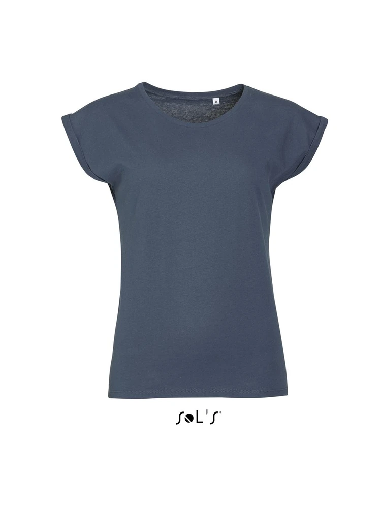 Tricou cu guler rotund, pentru dama - Sol'S Melba • 115 g/m², 100% Bumbac, SOL'S