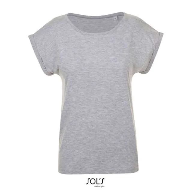 Tricou cu guler rotund, pentru dama - Sol'S Melba • 115 g/m², 100% Bumbac, SOL'S