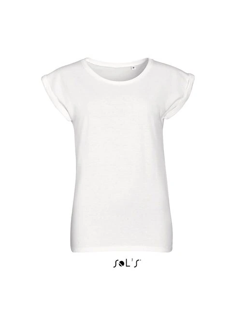 Tricou cu guler rotund, pentru dama - Sol'S Melba • 115 g/m², 100% Bumbac, SOL'S