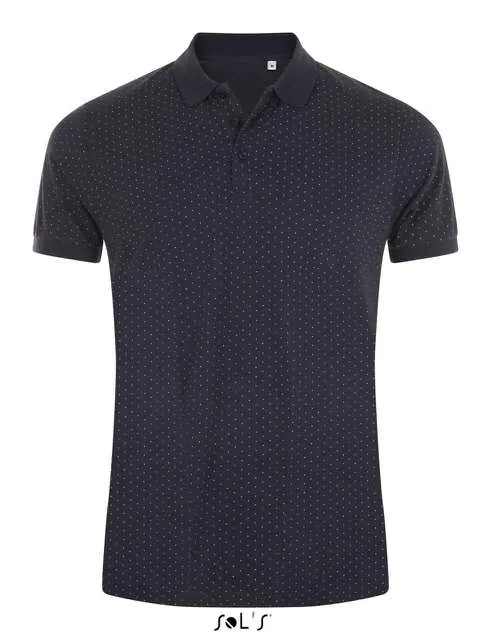 Tricou polo cu buline pentru barbati - Sol's Brandy