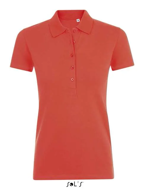 Tricou polo damă SOL'S Phoenix SO01709 · 220 g/m², bumbac / elastan
