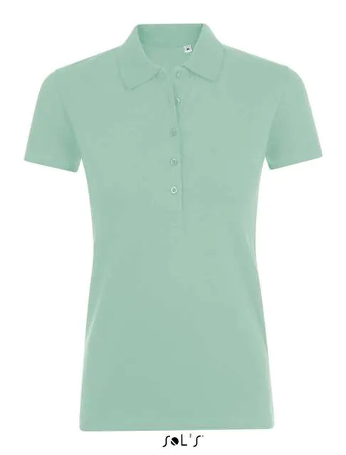 Tricou polo damă SOL'S Phoenix SO01709 · 220 g/m², bumbac / elastan