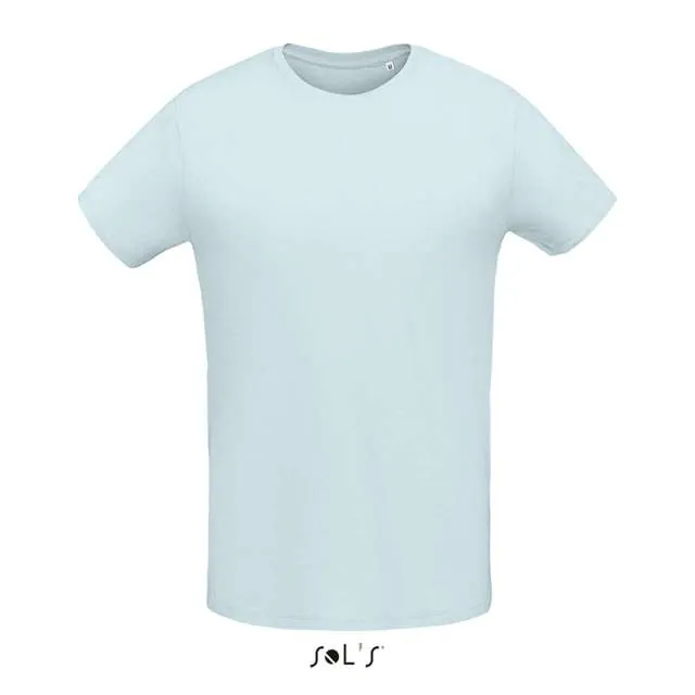 Tricou pentru barbati, din jerseu, cu decolteu rotund - Sol'S Martin Men