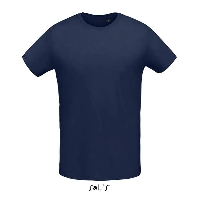 Tricou pentru barbati, din jerseu, cu decolteu rotund - Sol'S Martin Men