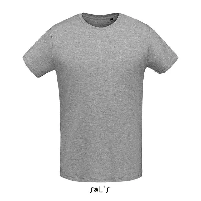 Tricou pentru barbati, din jerseu, cu decolteu rotund - Sol'S Martin Men