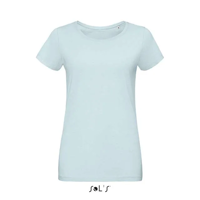 Tricou pentru dama, din jerseu, cu decolteu rotund - Sol'S Martin Women