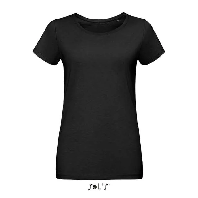 Tricou pentru dama, din jerseu, cu decolteu rotund - Sol'S Martin Women