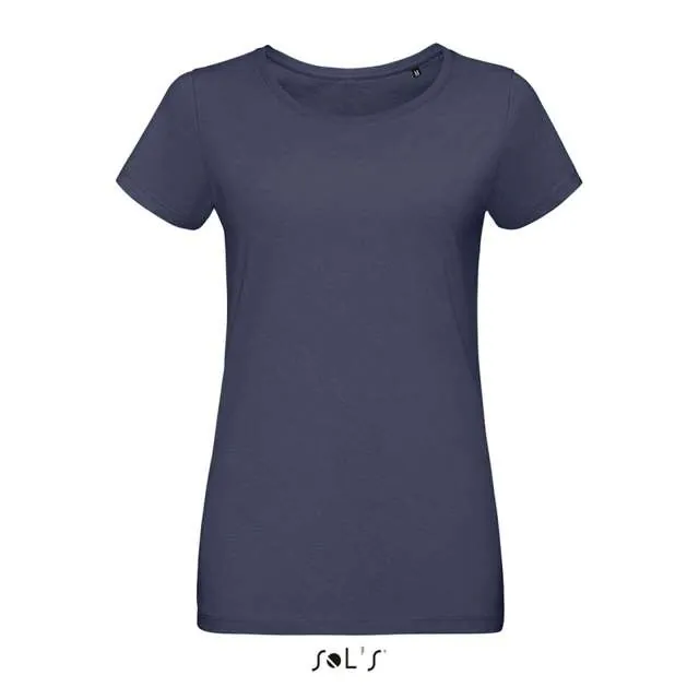Tricou pentru dama, din jerseu, cu decolteu rotund - Sol'S Martin Women