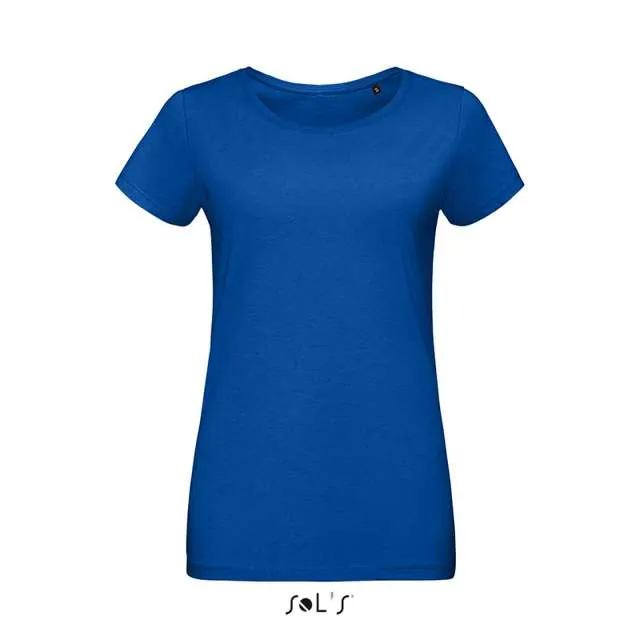 Tricou pentru dama, din jerseu, cu decolteu rotund - Sol'S Martin Women