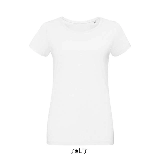 Tricou pentru dama, din jerseu, cu decolteu rotund - Sol'S Martin Women