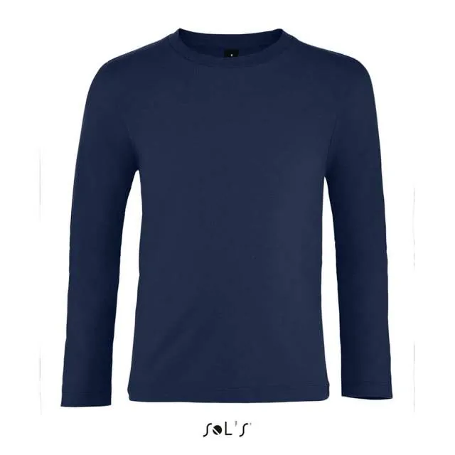 Tricou cu mânecă lungă copii SOL'S Imperial LSL SO02947 · 190 g/m², bumbac