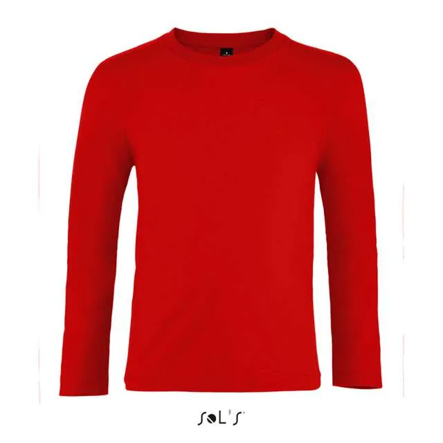Tricou cu mânecă lungă copii SOL'S Imperial LSL SO02947 · 190 g/m², bumbac