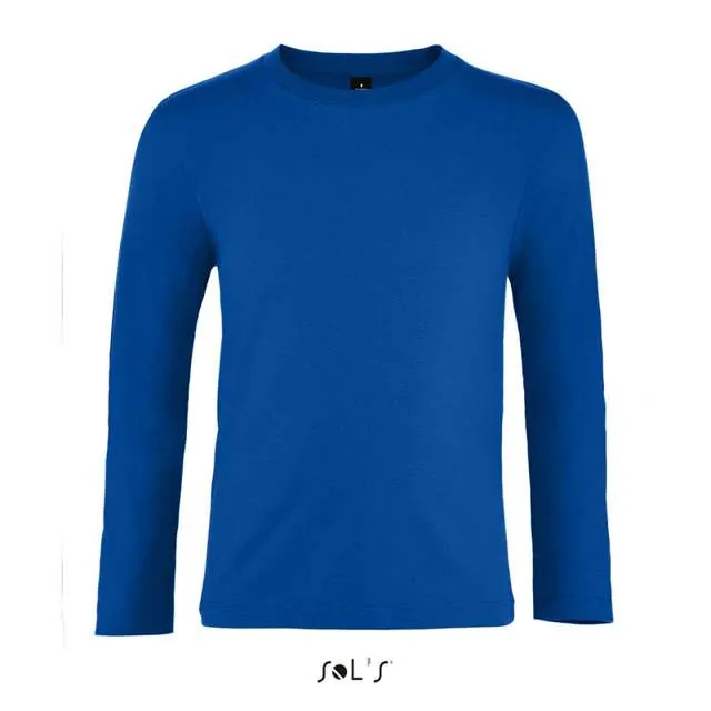 Tricou cu mânecă lungă copii SOL'S Imperial LSL SO02947 · 190 g/m², bumbac