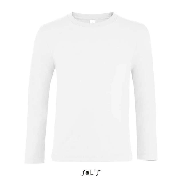 Tricou cu mânecă lungă copii SOL'S Imperial LSL SO02947 · 190 g/m², bumbac