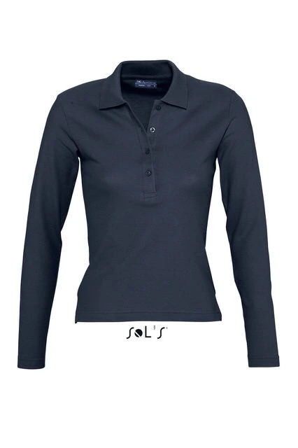 Tricou polo pentru dama, cu maneca lunga - Sol's Podium
