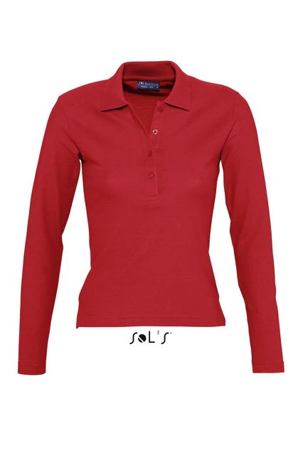 Tricou polo pentru dama, cu maneca lunga - Sol's Podium