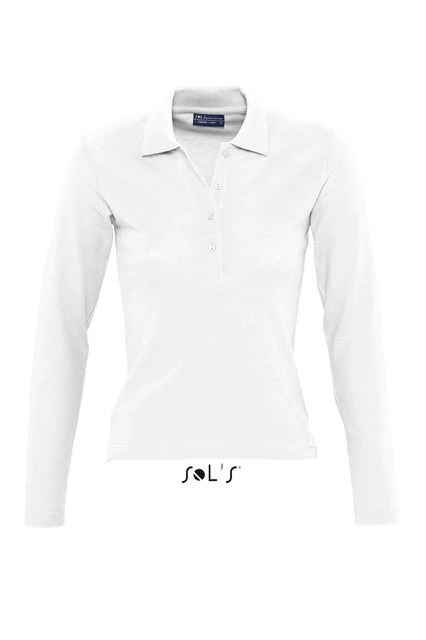 Tricou polo pentru dama, cu maneca lunga - Sol's Podium