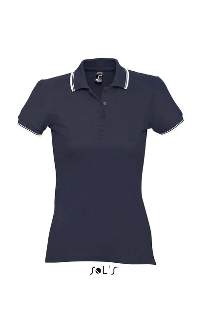 Tricou polo clasic, cu maneca scurta, pentru dama - Sol's Practice
