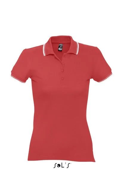 Tricou polo clasic, cu maneca scurta, pentru dama - Sol's Practice