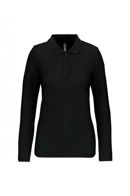 Tricou polo cu mânecă lungă damă Designed To Work WK277 · 200 g/m², bumbac / poliester