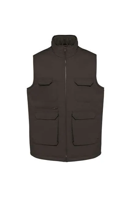 Vestă matlasată Designed To Work Padded Multi-Pocket Polycotton WK607 · 190 g/m², bumbac / poliester