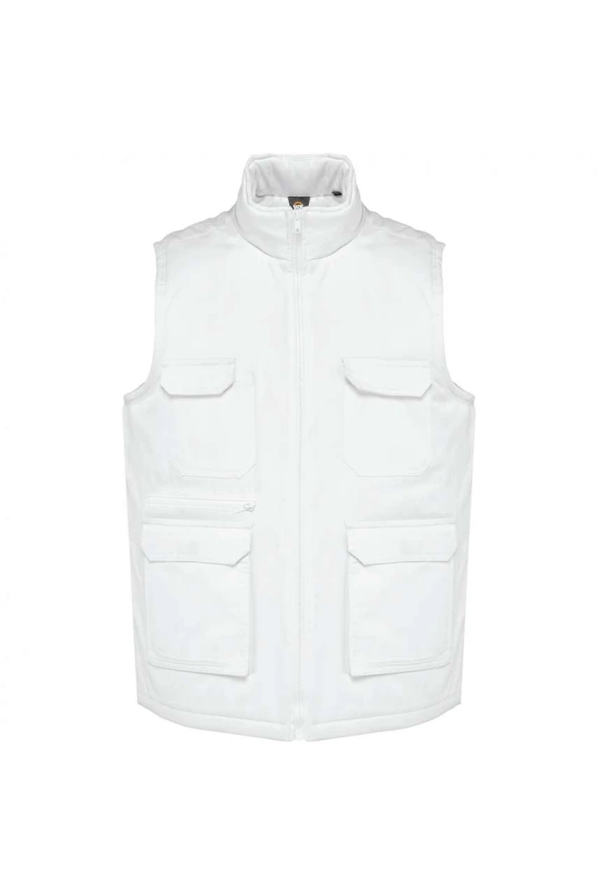 Vestă matlasată Designed To Work Padded Multi-Pocket Polycotton WK607 · 190 g/m², bumbac / poliester