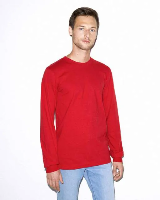 Tricou cu maneca lunga, unisex, din jerseu fin