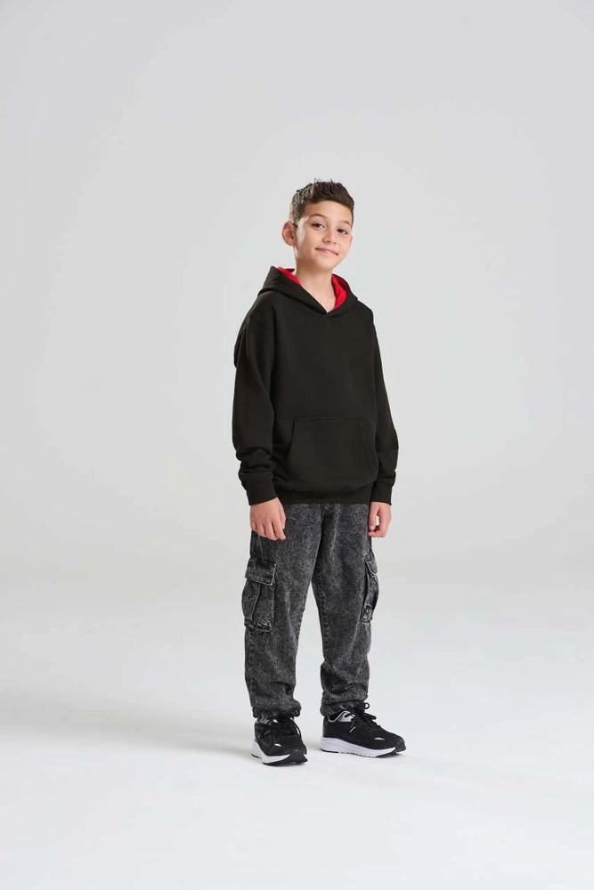 Hanorac cu glugă copii Just Hoods Varsity AWJH003J · 280 g/m², bumbac / poliester