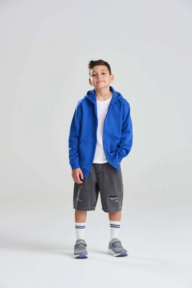 Hanorac cu fermoar copii Just Hoods Zoodie AWJH050J · 280 g/m², bumbac / poliester