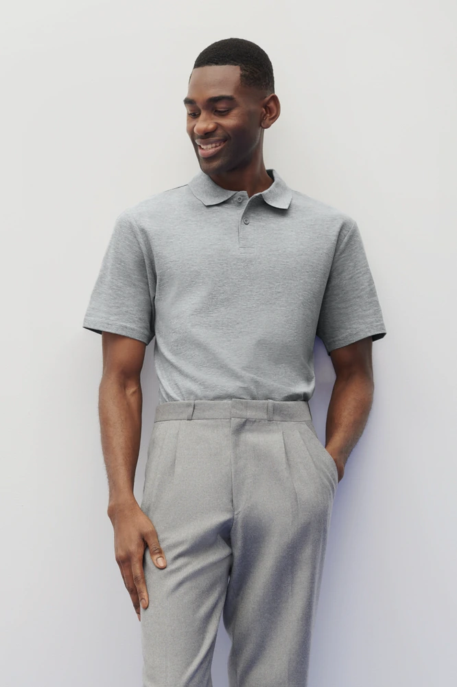Tricou polo bărbați Gildan Softstyle Double Piqué GI64800 · 170 g/m², bumbac