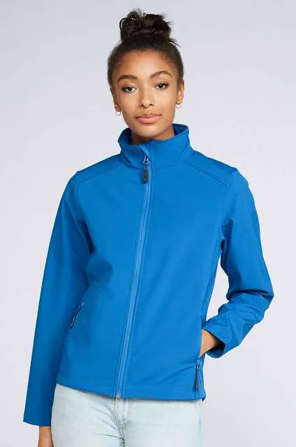 Geacă softshell damă Gildan Hammer GILSS800 · 300 g/m², poliester / elastan