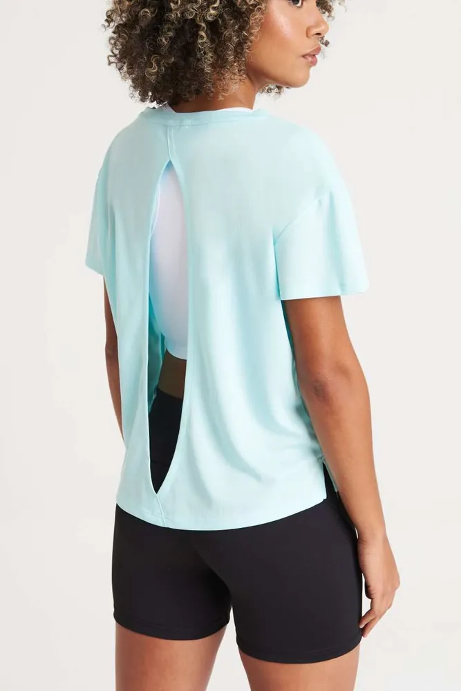 Tricou sport damă Just Cool Open Back JC013 · 140 g/m², poliester