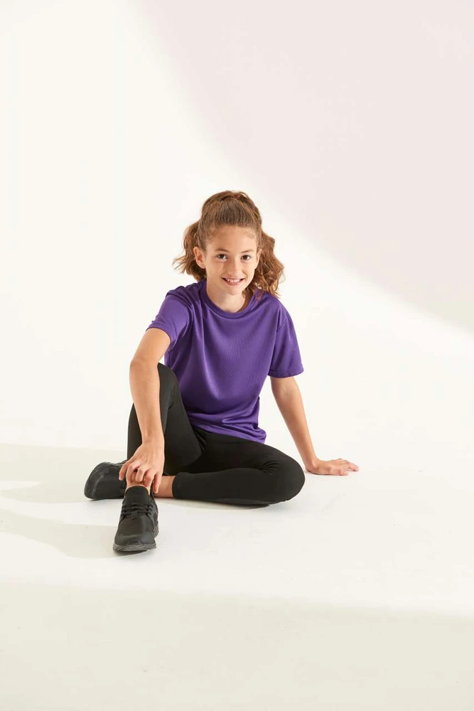 Tricou sport copii Just Cool JC201J · 140 g/m², poliester / poliester reciclat
