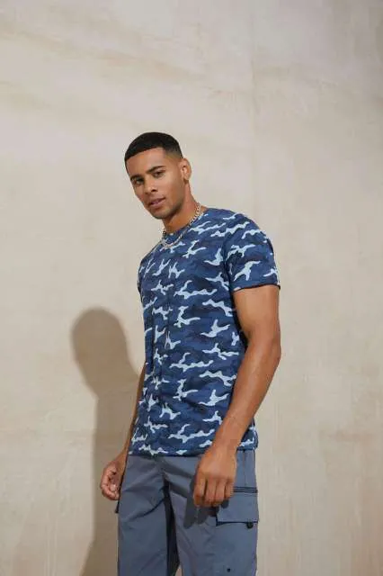 Tricou Just Ts Camo JT034 · 160 g/m², bumbac