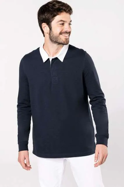 Tricou polo cu mânecă lungă bărbați Kariban Rugby KA213 · 280 g/m², bumbac