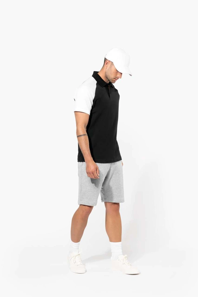 Tricou polo bărbați Kariban Baseball KA226 · 200 g/m², bumbac