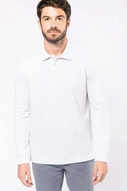 Tricou polo cu mânecă lungă bărbați Kariban KA243 · 220 g/m², bumbac