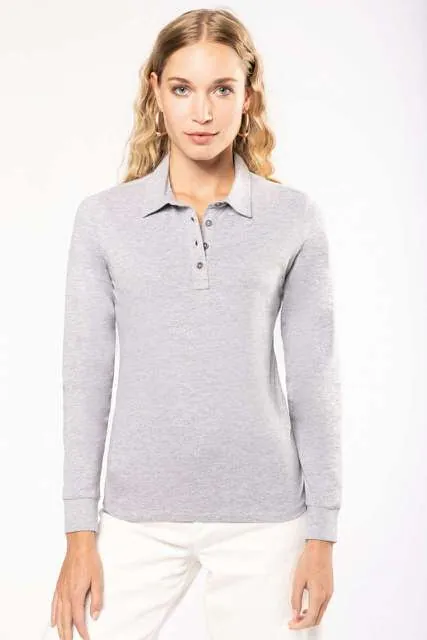 Tricou polo cu mânecă lungă damă Kariban KA265 · 180 g/m², bumbac