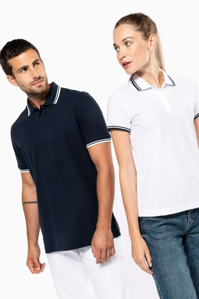 Tricou polo damă Kariban Poloshirt Contrasting Piping KA273 · 180 g/m², bumbac