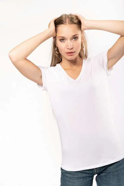 Tricou damă Kariban KA3015 · 160 g/m², bumbac / elastan